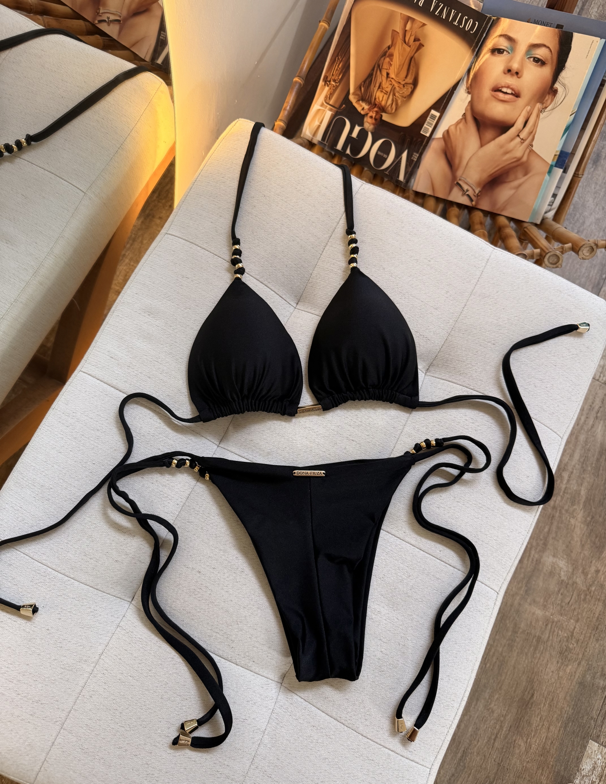 Biquíni Cortininha Fio Duplo