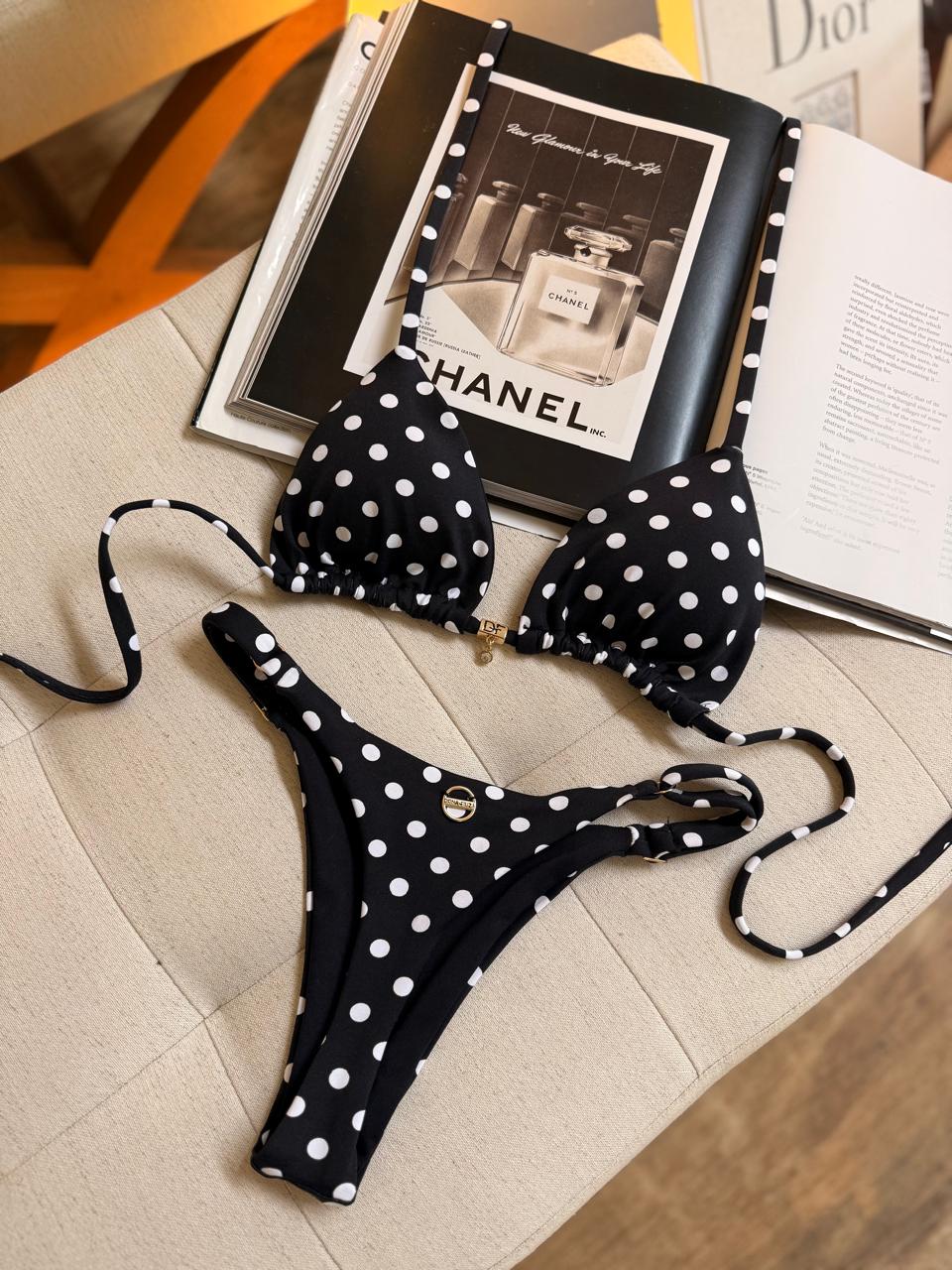 Biquíni Cortininha Poá